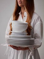 White Friso Tableware