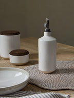 Nova White Ceramic Oil Bottle