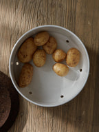 Nova White Ceramic Vegetable Storage