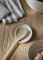 Nova White Ceramic Spoon Rest