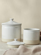 Cream Ceramic Canisters