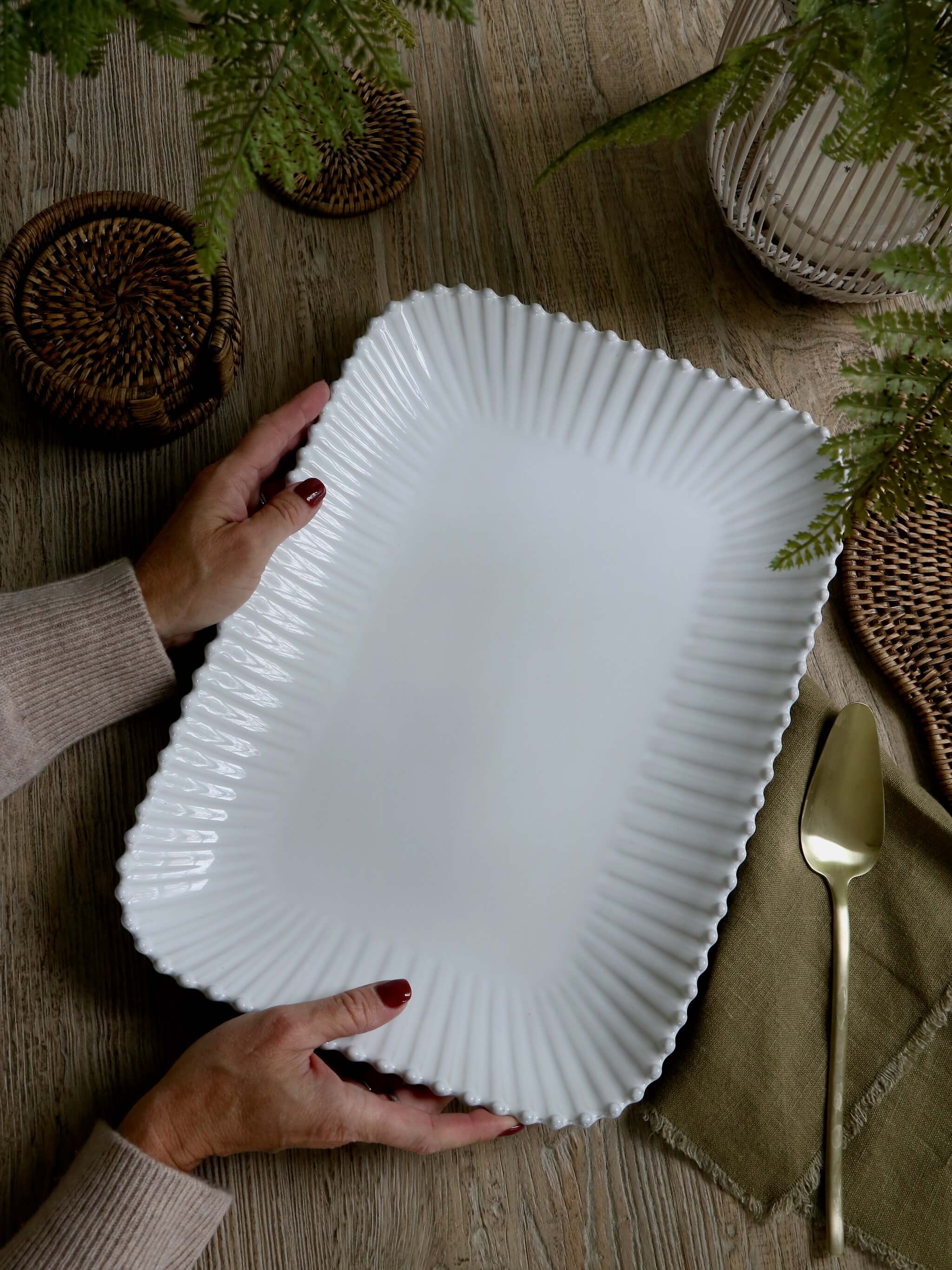 Pearl Rectangular Platter