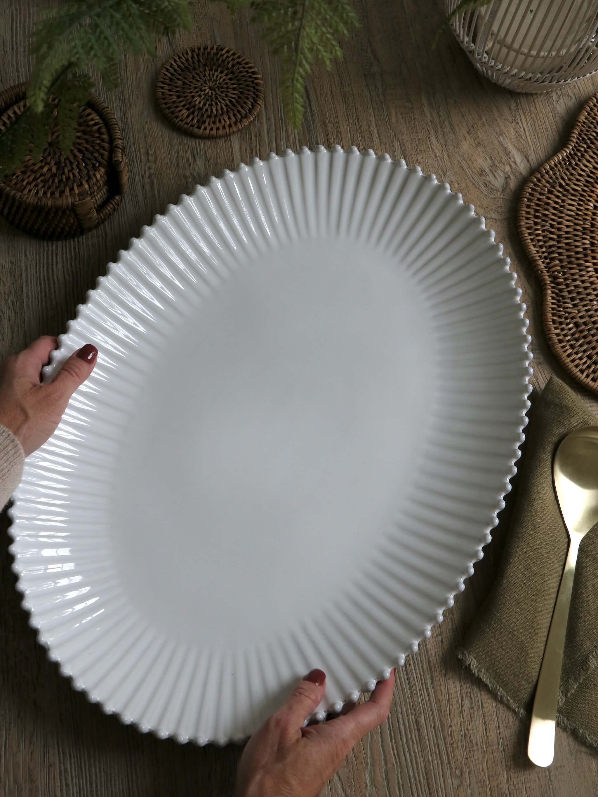 Pearl Extra Large Oval Platter
