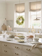 Stoneware White Cake Stand