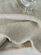Putty Linen Table Runner