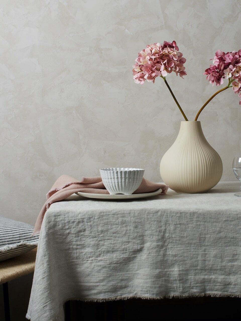 Putty Linen Tablecloth